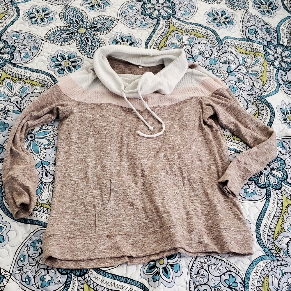 Cowl neck top
